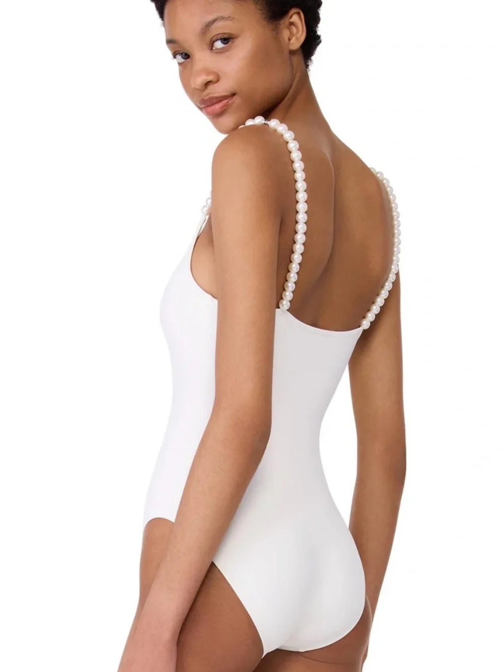 Kate Spade Pearl Strap One Piece Swimsuit - String Of Pearls